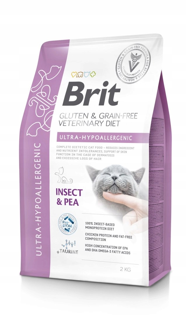 Brit Gf Veterinary Diets Cat Gluten &amp; Grain Free Ultra Hypoalergenní 2