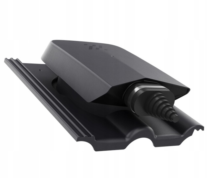 Solární Průchod Střešní Taška Heidelberg Grafit