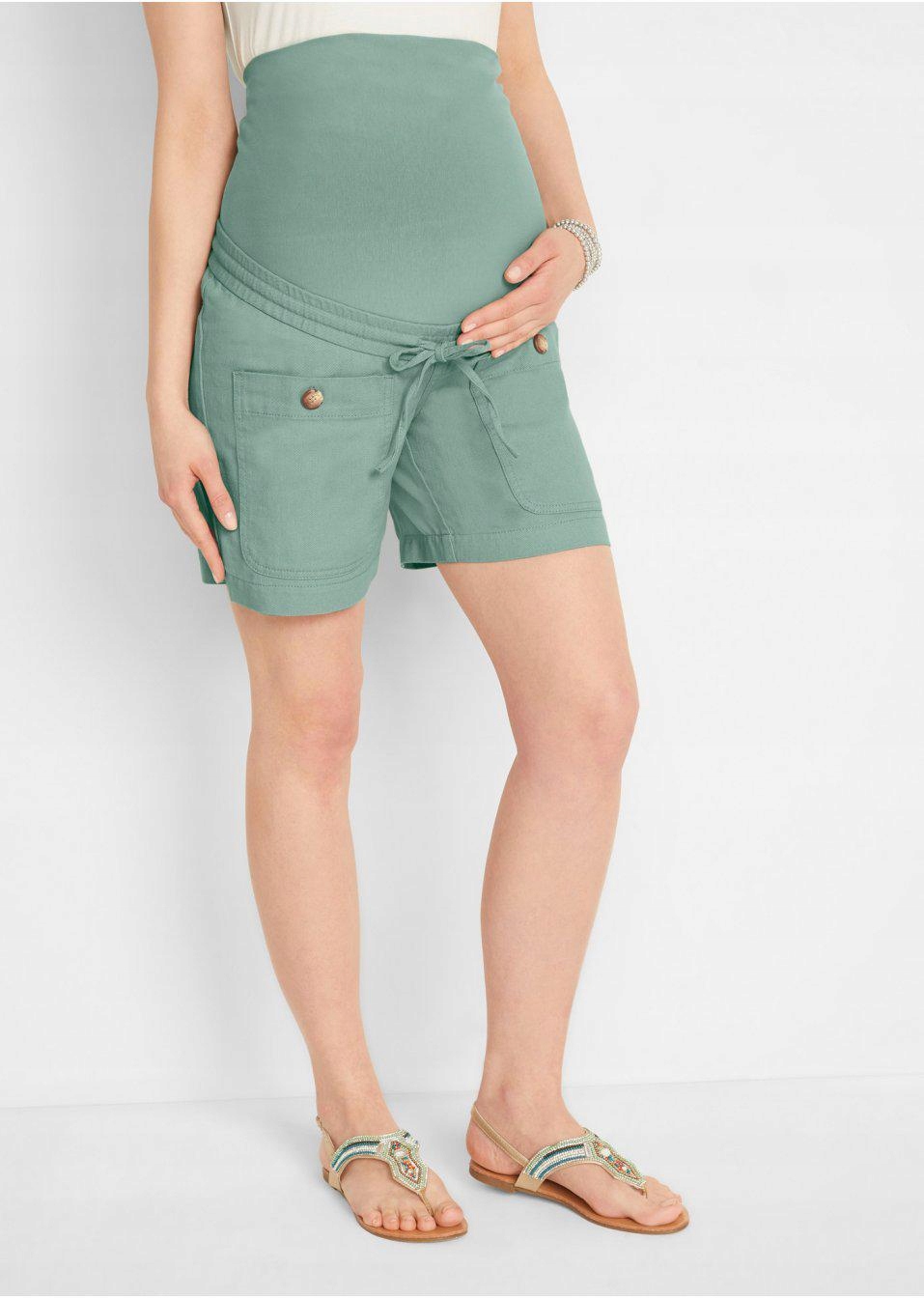 42 B.p.c _ZT ZIELONE SPODENKI CIĄŻOWE CARGO Marka inna