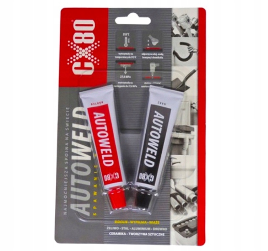 Auto Weld Klej Do Metalu Spawanie Na Zimno Tłumików Metali Klejenie