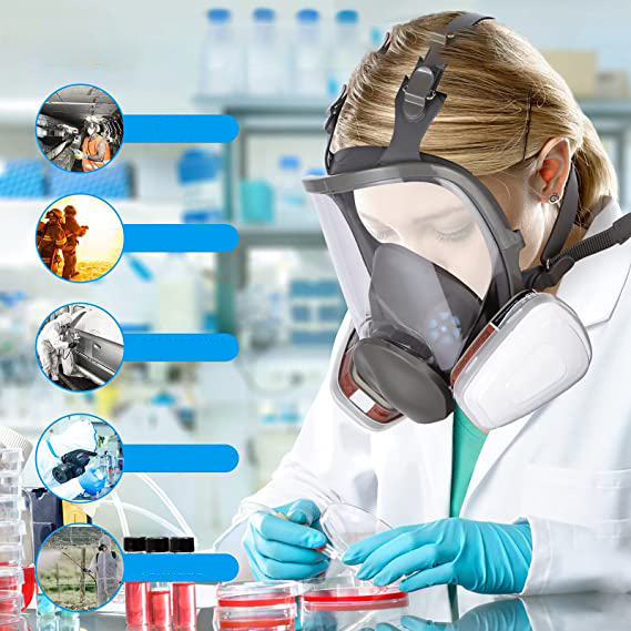 6800 MASKA PEŁNOTWARZOWA WIELOKROTNEGO UŻYTKU 15W1 Model Maski