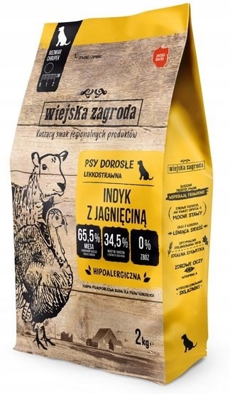 Levně Wiejska Zagroda Krůta s jehněčím masem 2 kg