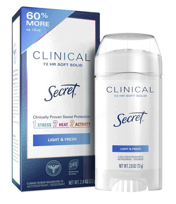 Secret Clinical Soft Solid Light & Fresh 73 g Antyperspirant dla kobiet