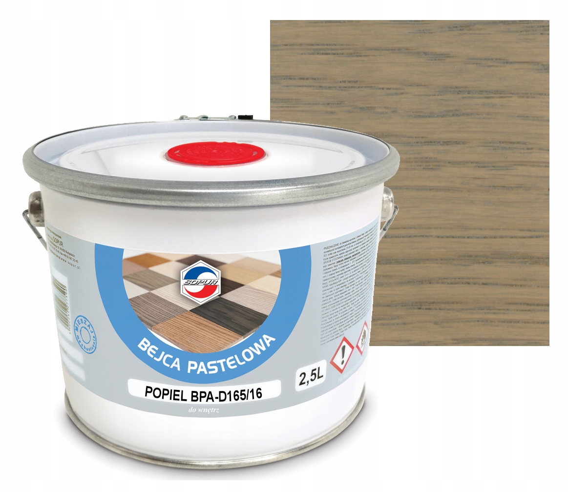Bejca pastelowa Sopur BPA-D165/16 popiel 2,5L