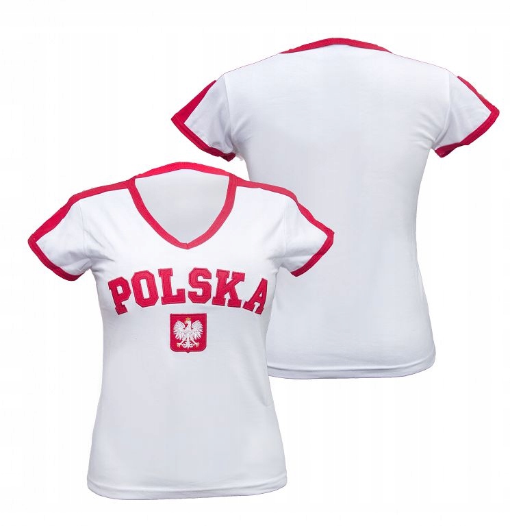 Koszulka Damska Kibica Reprezentacji Polska Siatkówka Piłka Nożna XL