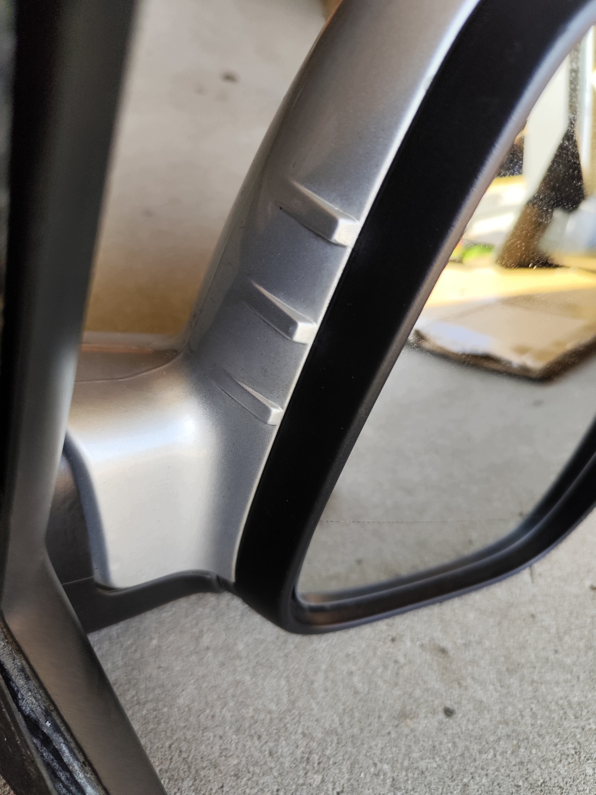 VW T5 mirror right of the passenger/ pasazer 9 PIN silver