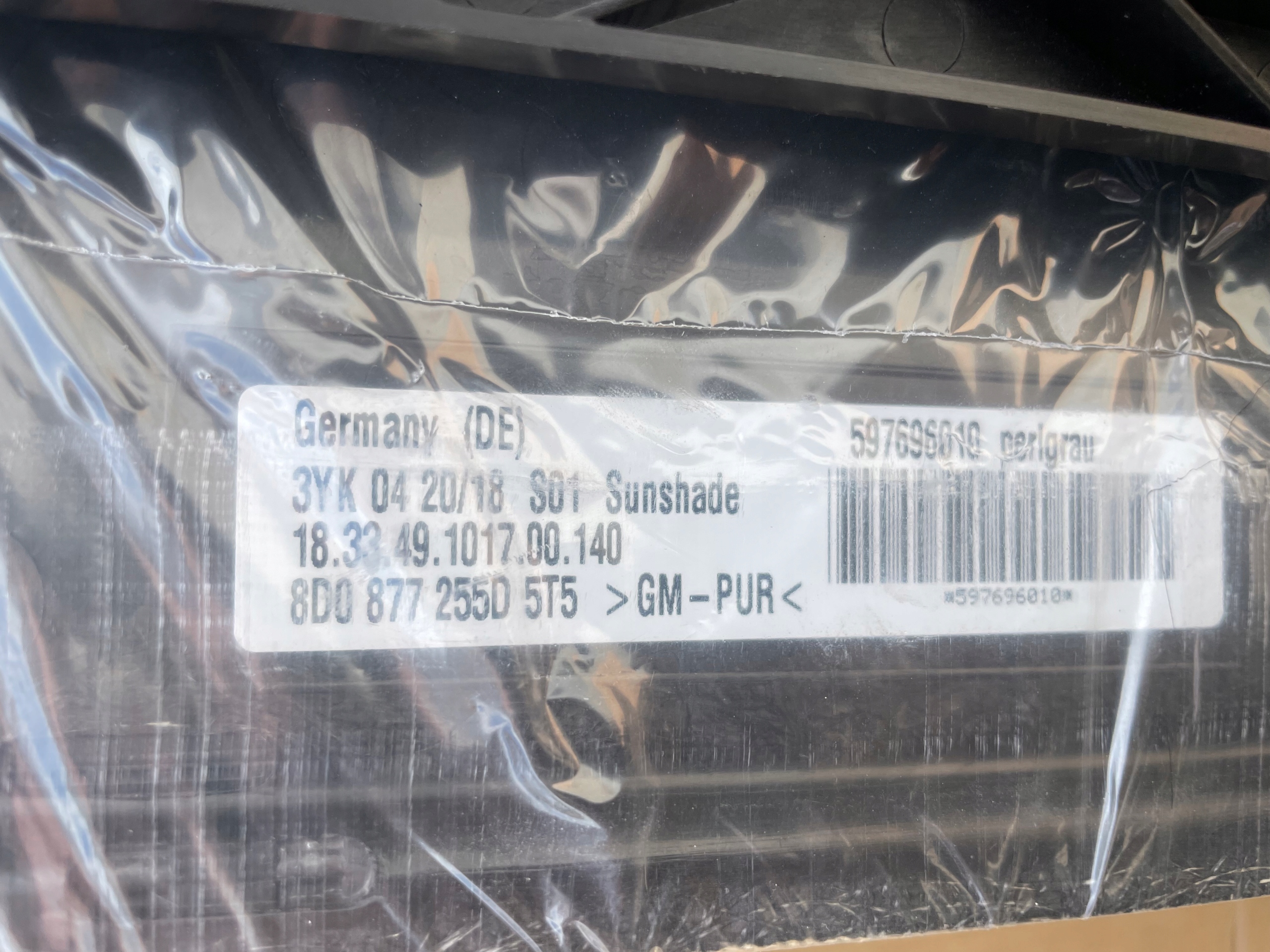 Schiebedach VW PASSAT B8 USA 561877041B 8D0877255D Original neu