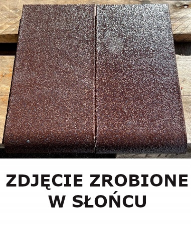 PARAPET 245X120X15 SZKLIWIONY BRĄZ 02 II GATUNEK