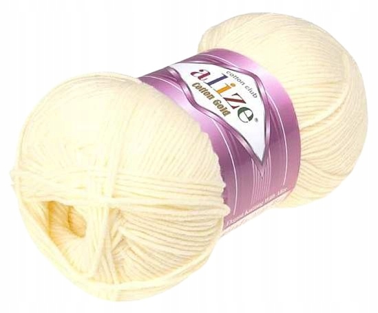 Alize Cotton Gold 01 kremowy