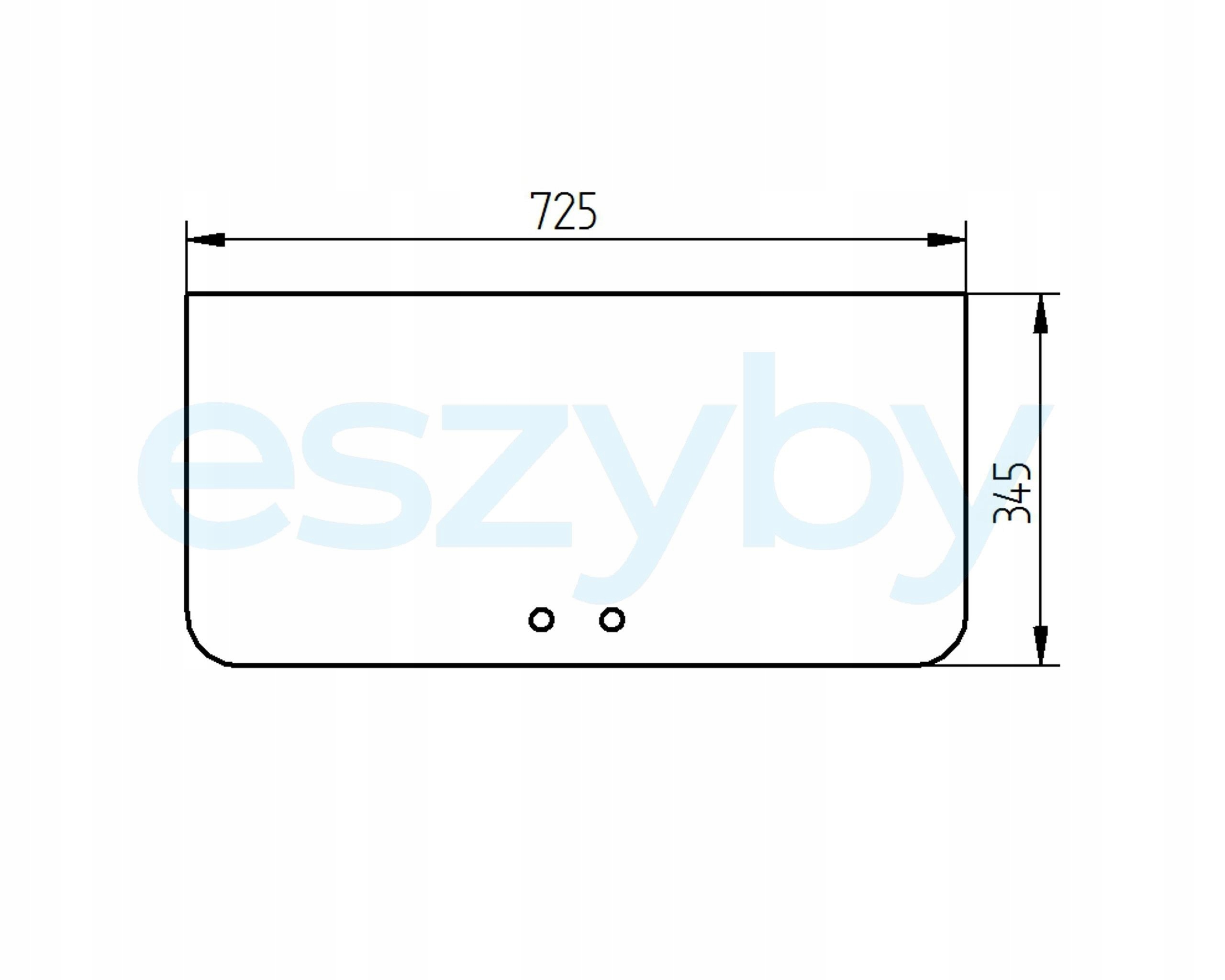 sklo minibagr Cat 303CR, 304CR, 305CR přední