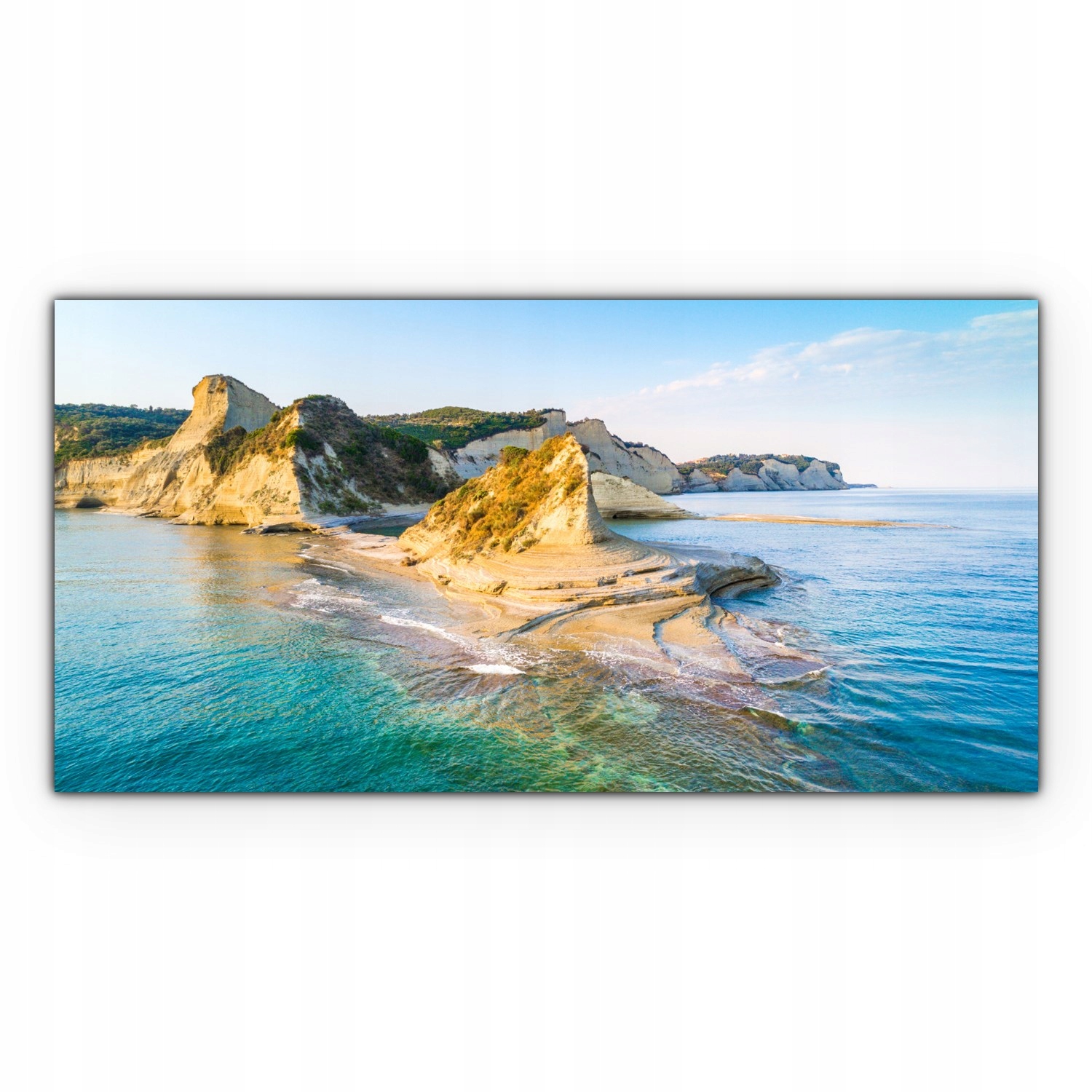 

Obraz canvas na ścianę 120x60 Wyspa Wybrzeże Corfu
