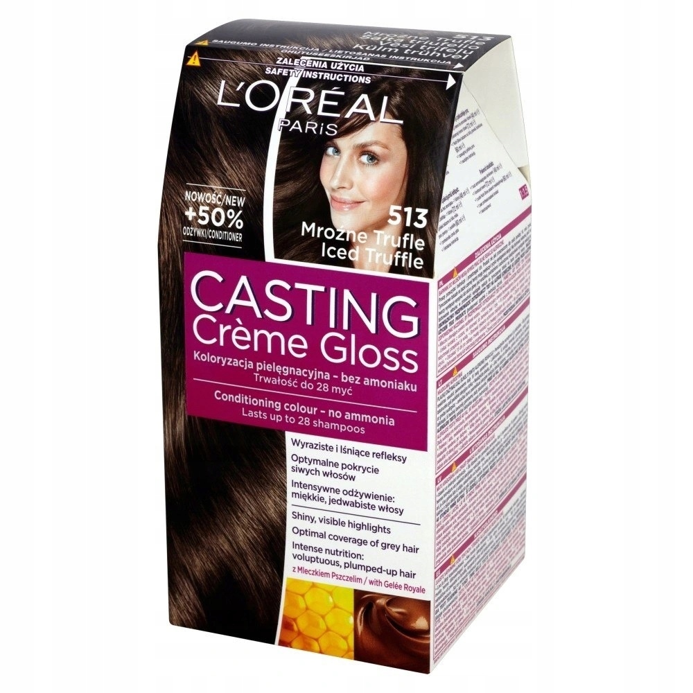 

Loreal Casting Creme farba 513 Mroźne Trufle
