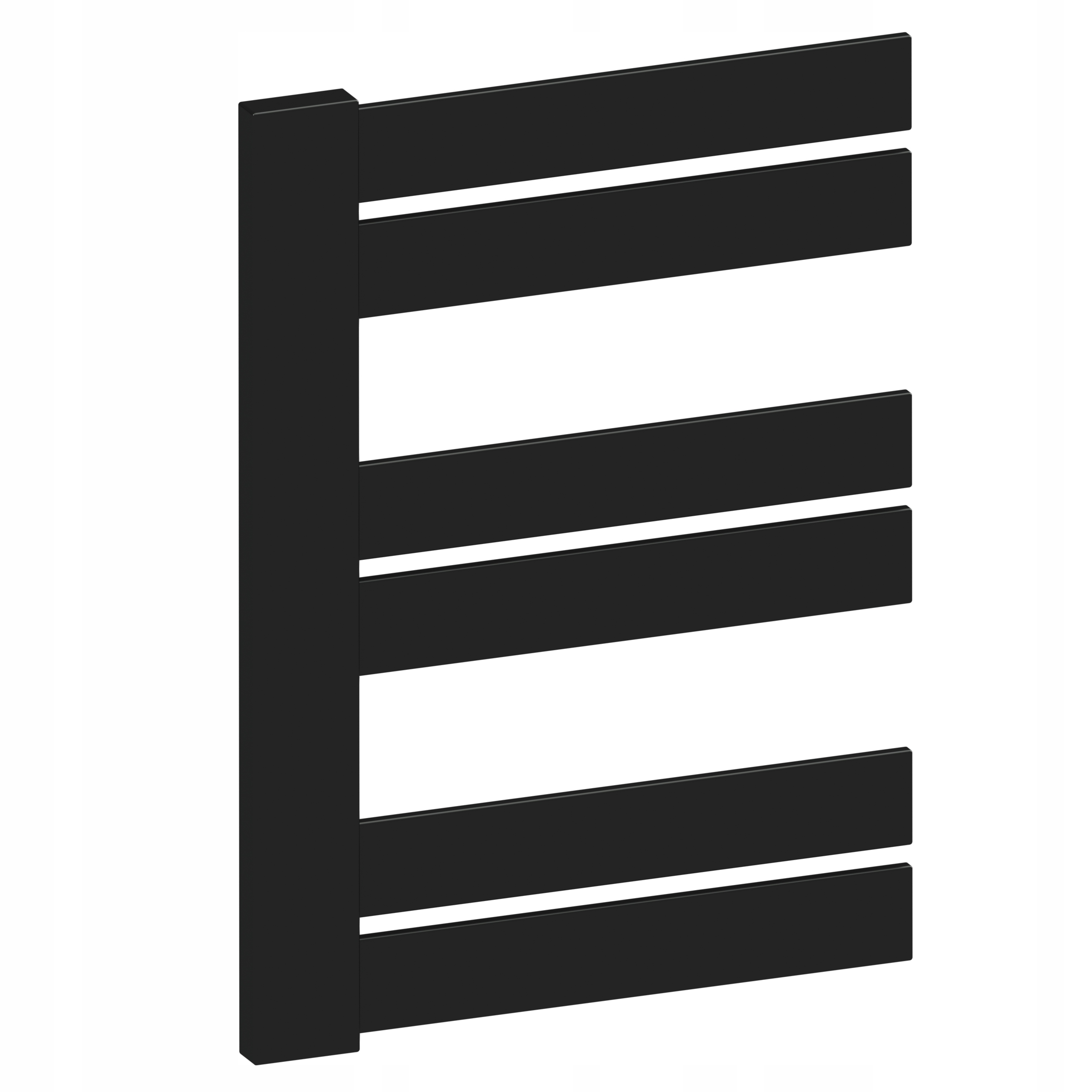 Dekoratívny Radiátor Chicago H700 L500 Čierny