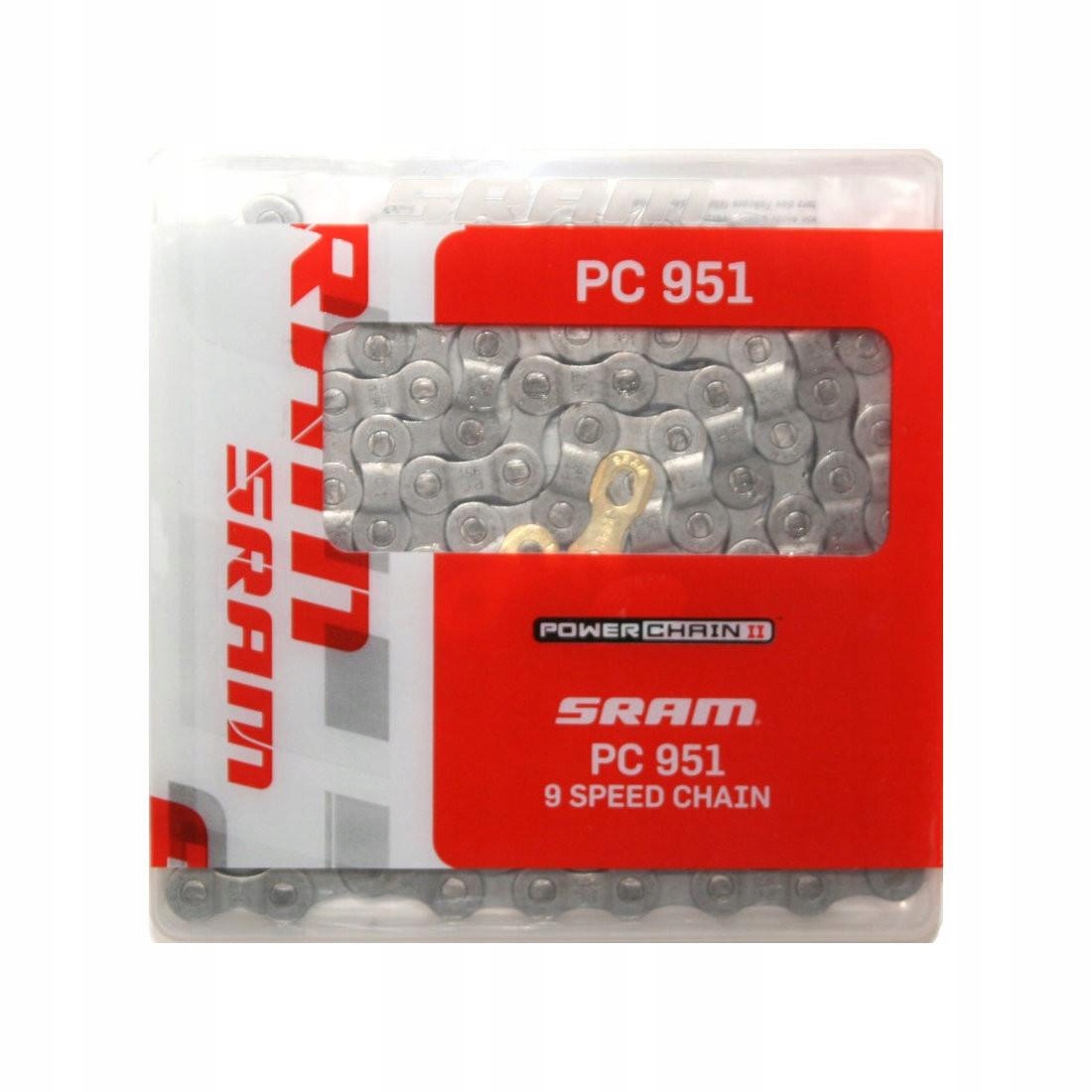 

Sram łańcuch PC-951 PowerChain II 9speed