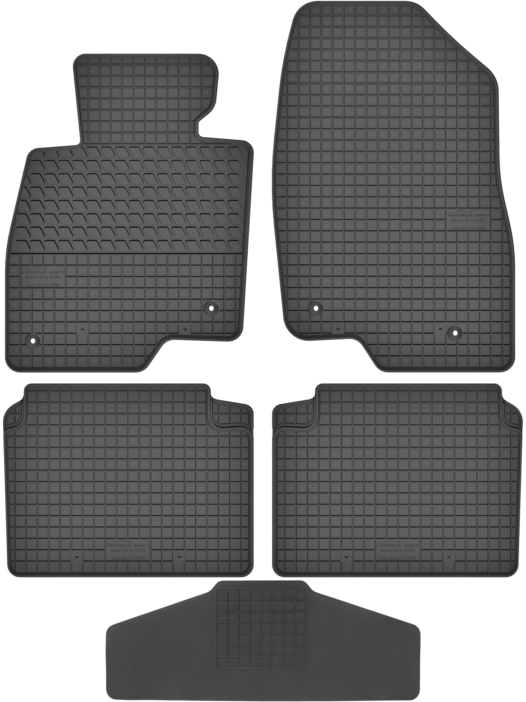 

Mazda 3 III 2013-2018 Dywaniki z osłoną