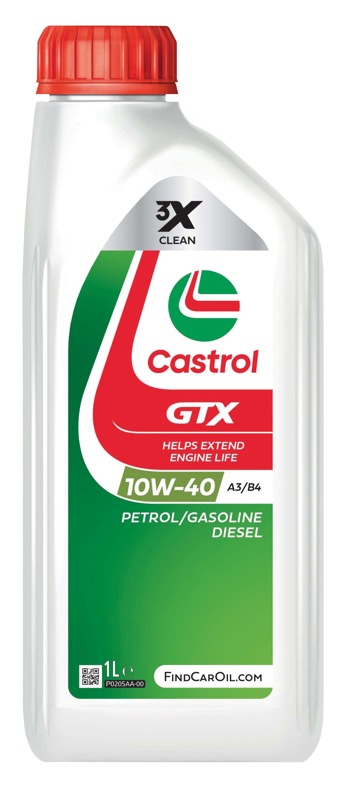 Castrol Gtx Ultraclean 10W40 A3/B4 1L