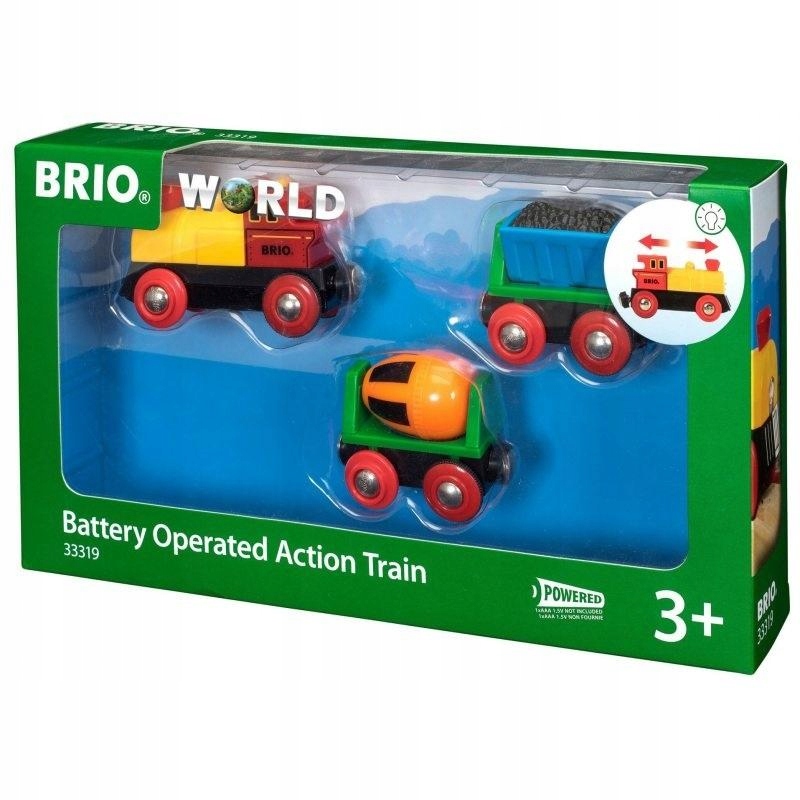BRIO LOKOMOTYWA Z BETONIARKĄ