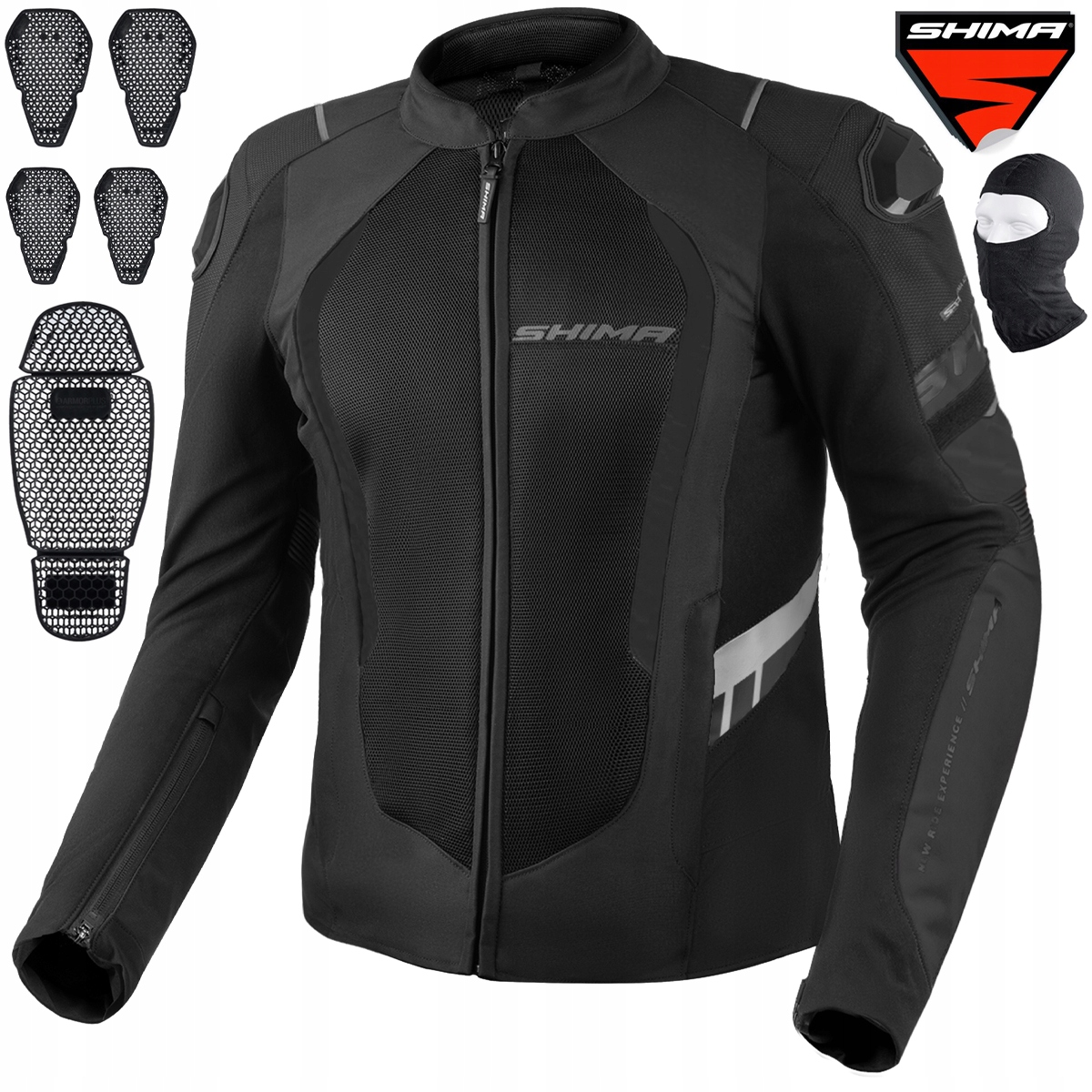 Motocyklová Bunda Shima Mesh Pro 2.0 Větraná Textilní Bunda Bonus