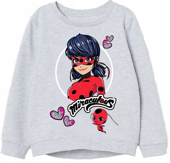 

Biedronka I Czarny Kot bluza dresowa 140