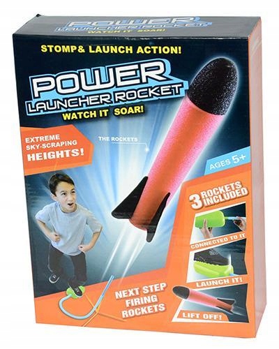 MOCNA WYRZUTNIA RAKIET POWER LAUNCHER ROCKET EAN (GTIN) 5905274230151