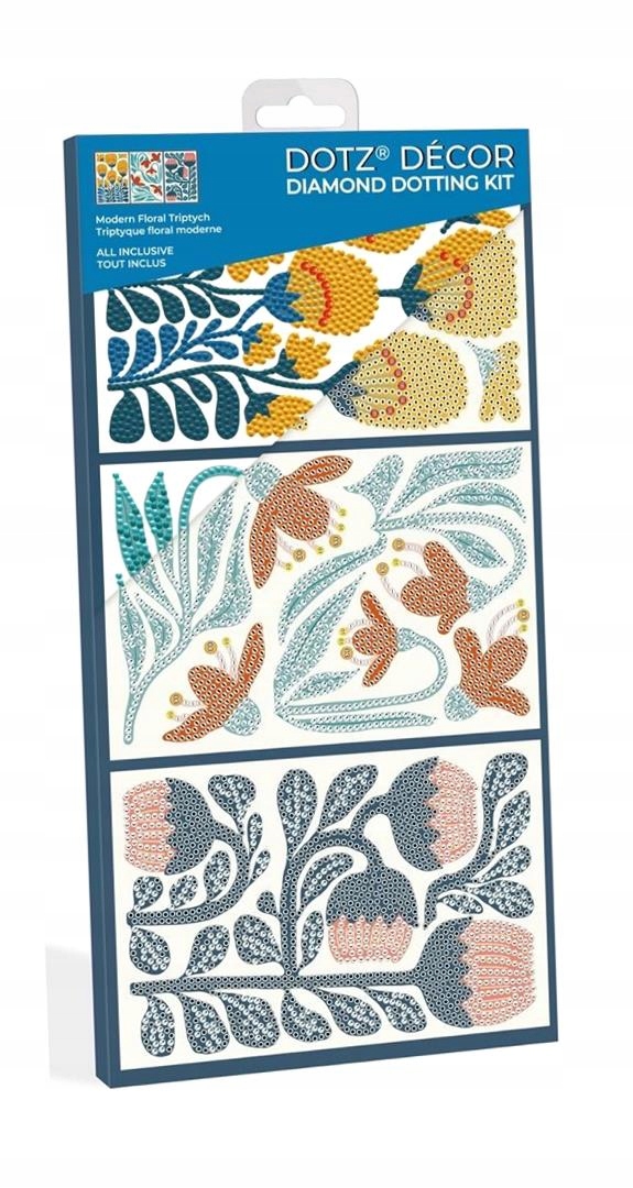 DIAMOND DOTZ - ADULTS MODERN FLORAL TRIPTYCH