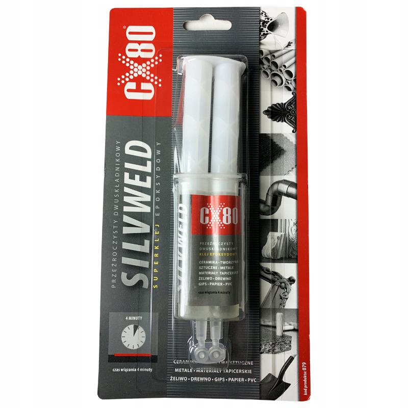 

CX80 Silvweld Klej Epoksydowy Dwuskładnikowy Mocny
