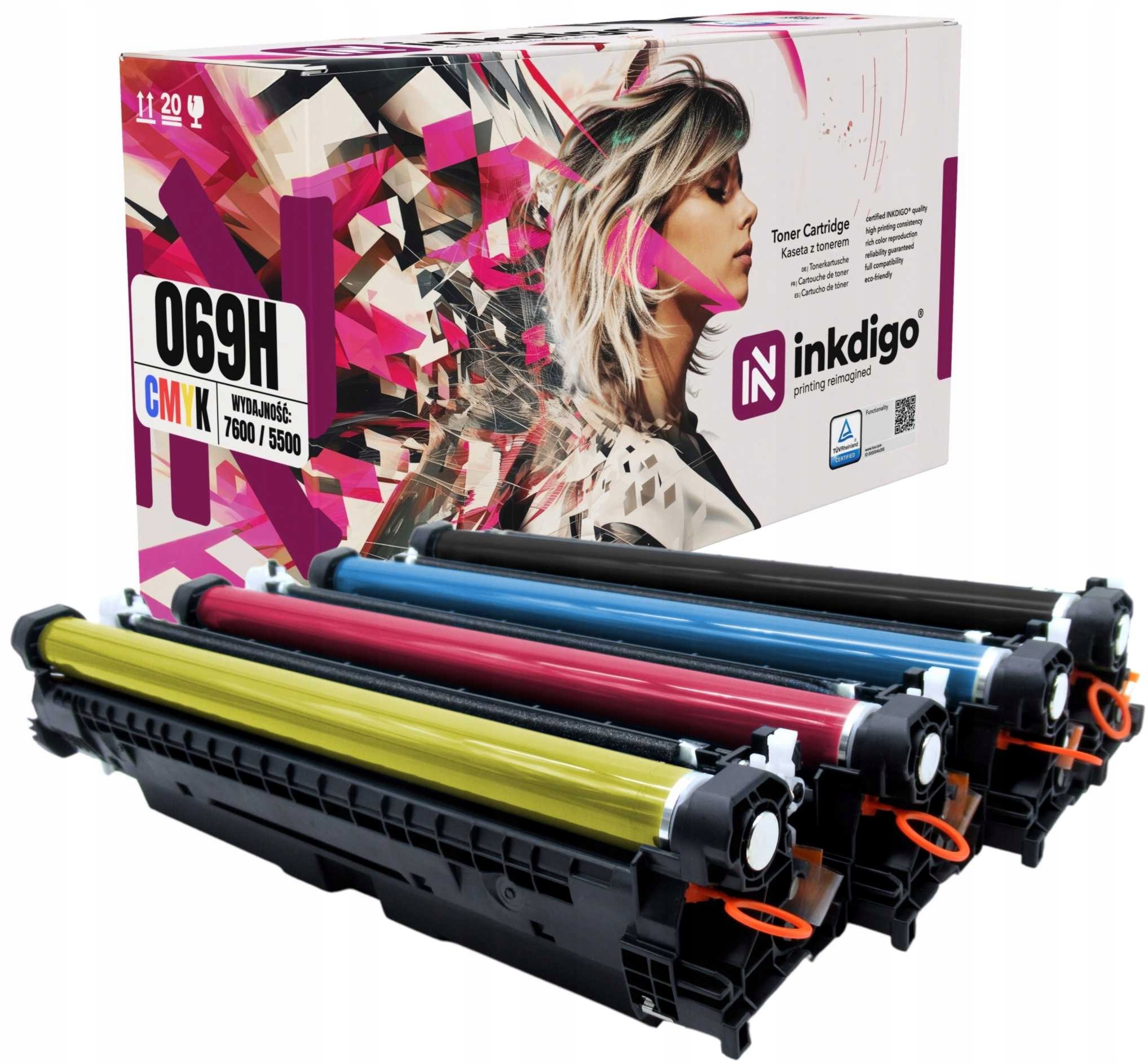 CRG-069 XL 4x Toner pre Canon i-SENSYS MF752Cdw MF754Cdw LBP673Cdw