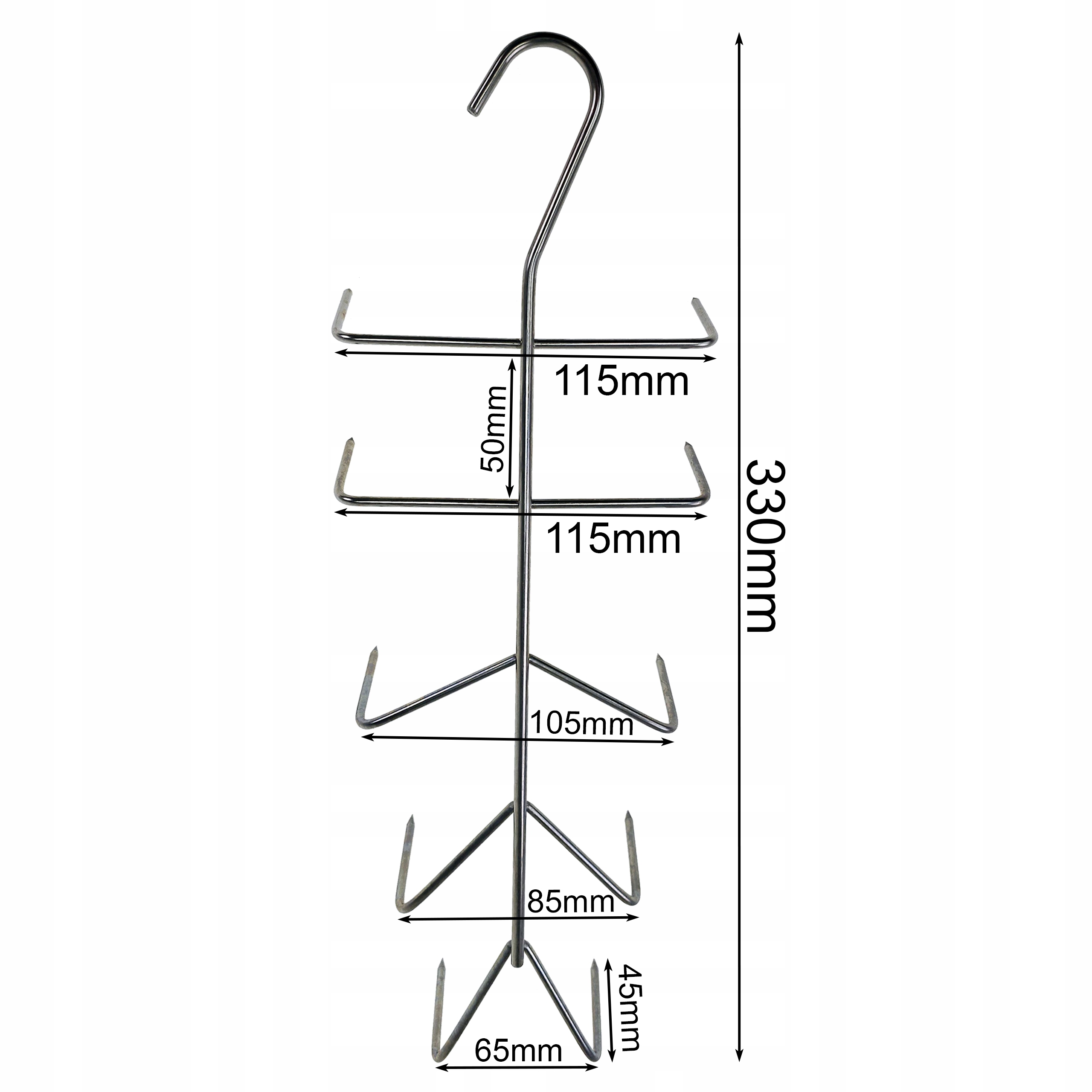 F-405 Hak wędzarniczy do wędzenia dużych filetów ryb łososia amura jesiotra Producent J.A. Stallux