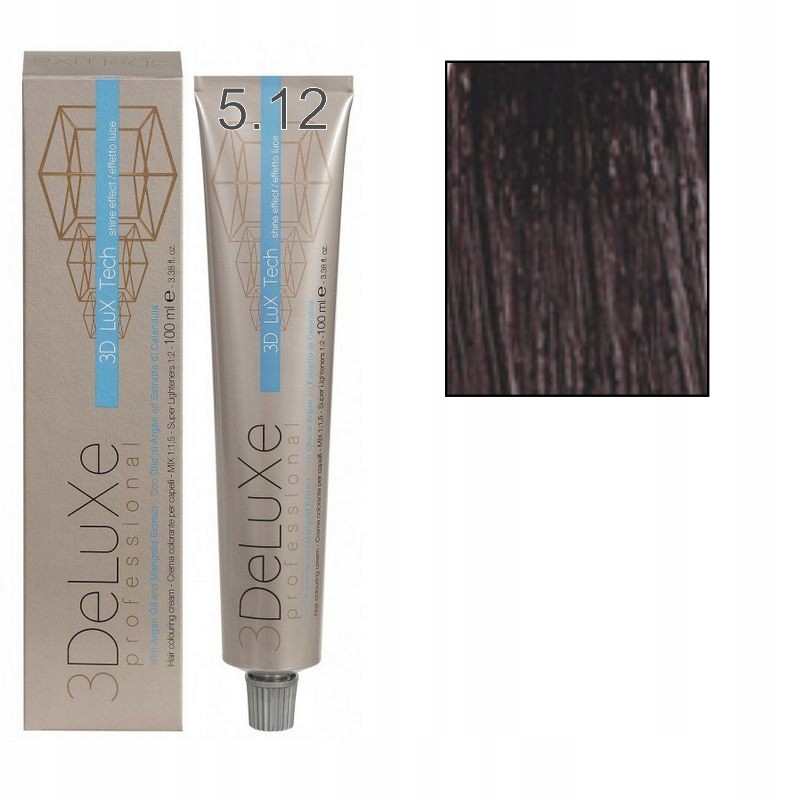 

3DELUXE Farba Do Włosów 100ML 5.12