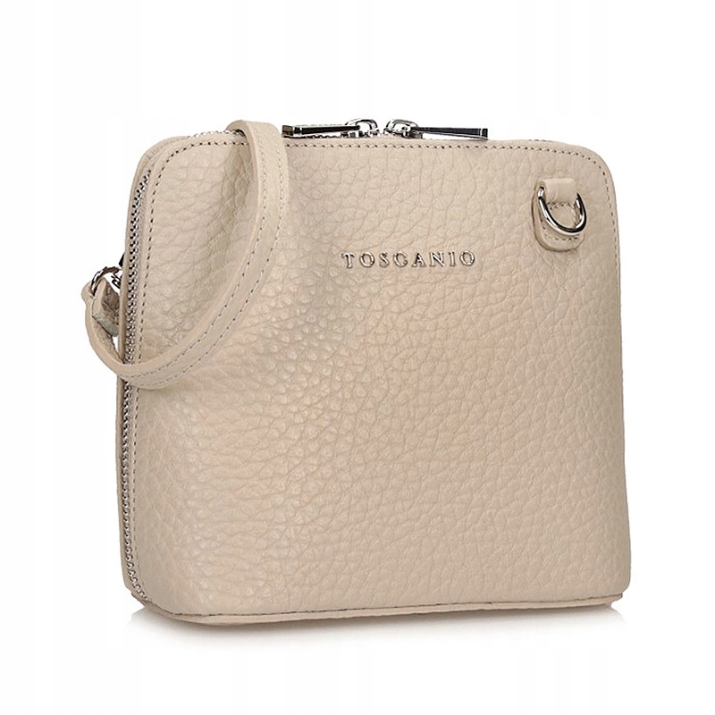 Dámská kabelka Toscanio F59 D57 béžová kabelka přes rameno