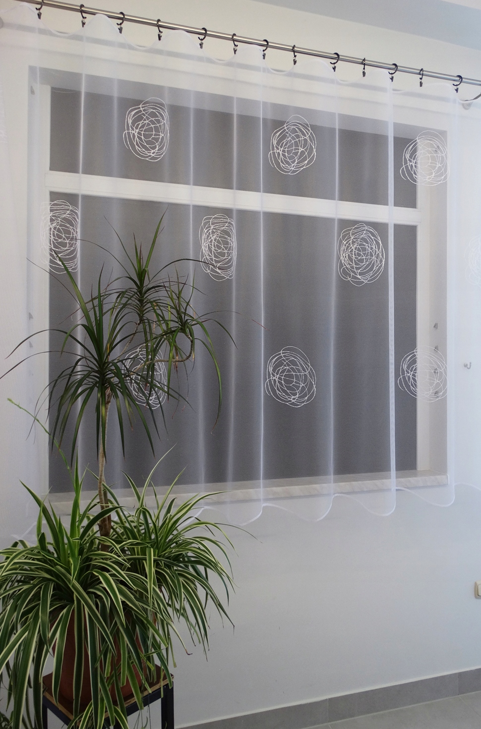 Mg Záclona 31696 Bílá 250x250 cm hotová s páskou M