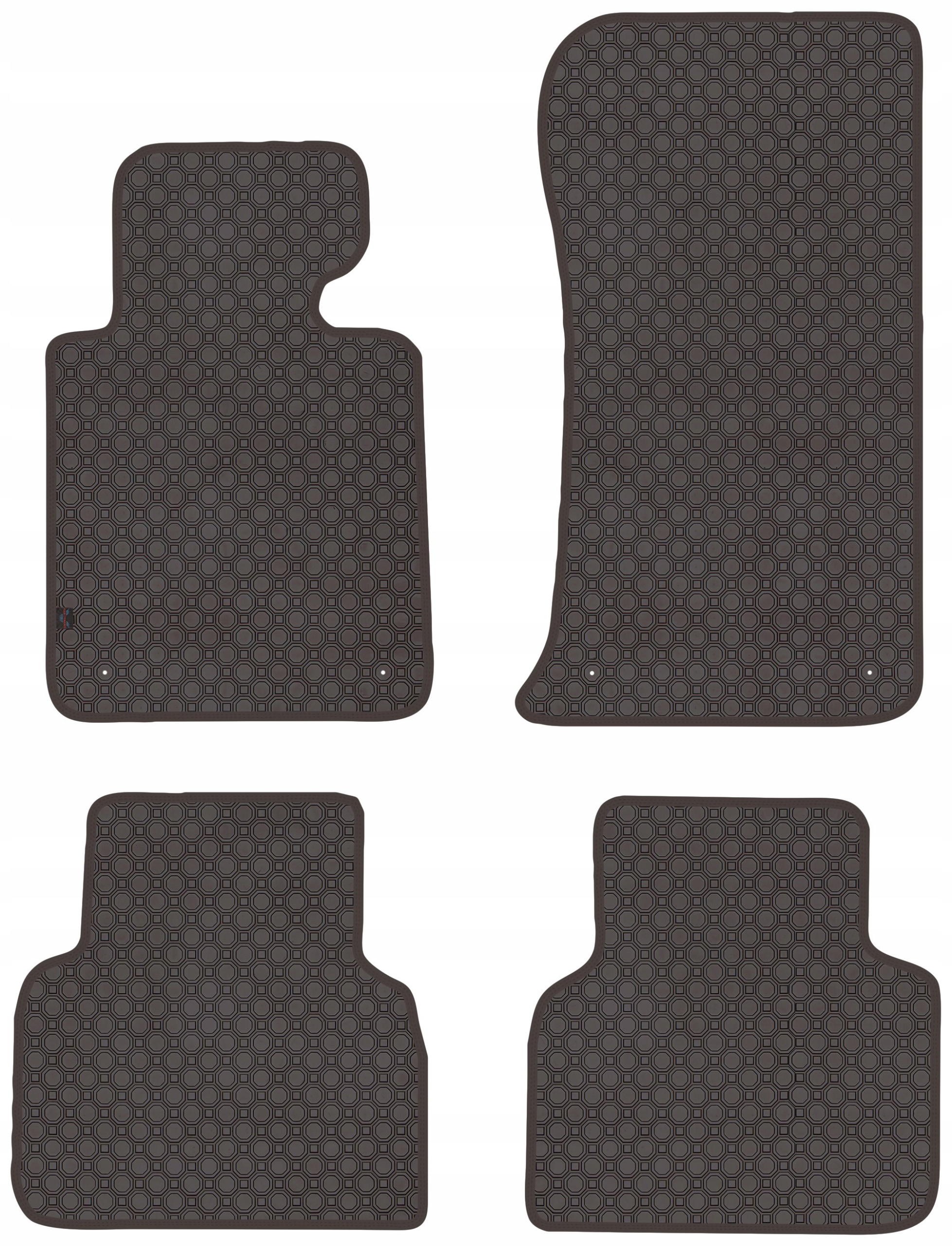Bmw 3 E46 1998-2006 Gumové koberce Bronzové