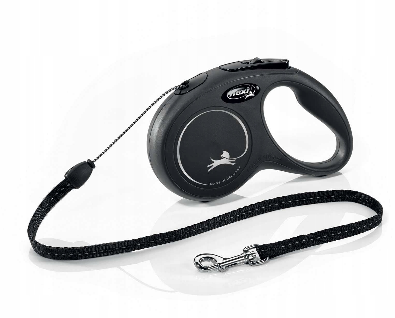 Levně Vodítko pro psa Flexi New Classic, lanko, černé, vel. S, 5 m, 12kg