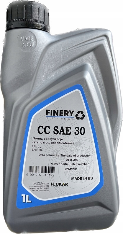 

Finery CC Sae 30 1L. Olej Silnikowy