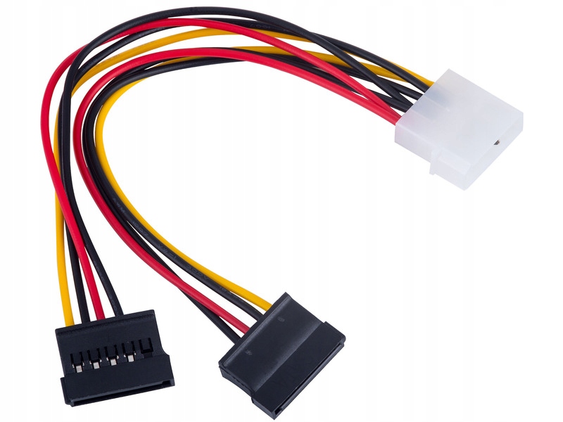 Adapter Molex - 2x SATA AKYGA AK-CA-16 0.15 m