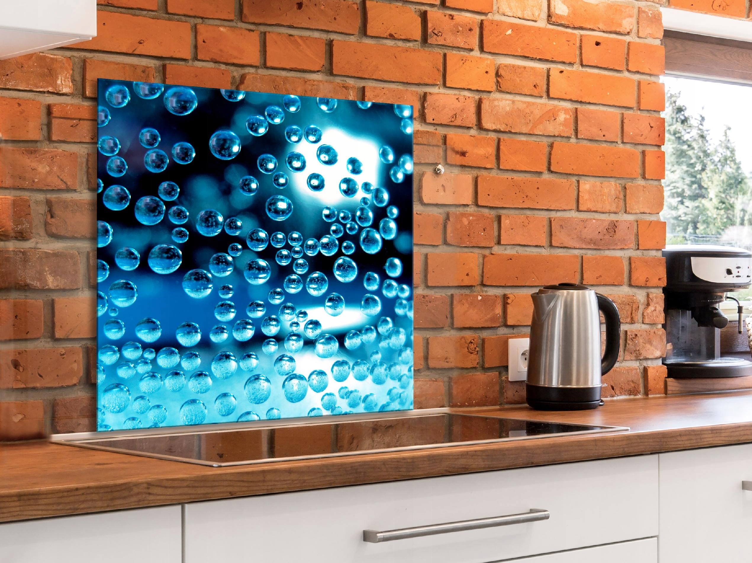 Skleněný Kuchyňský Panel 80x80 n-B-0067-aq-a