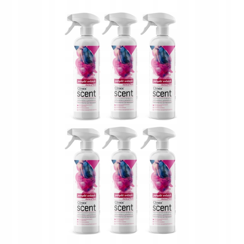 Levně Clinex Scent Pařížský půvab Osvěžovač 500ml x6