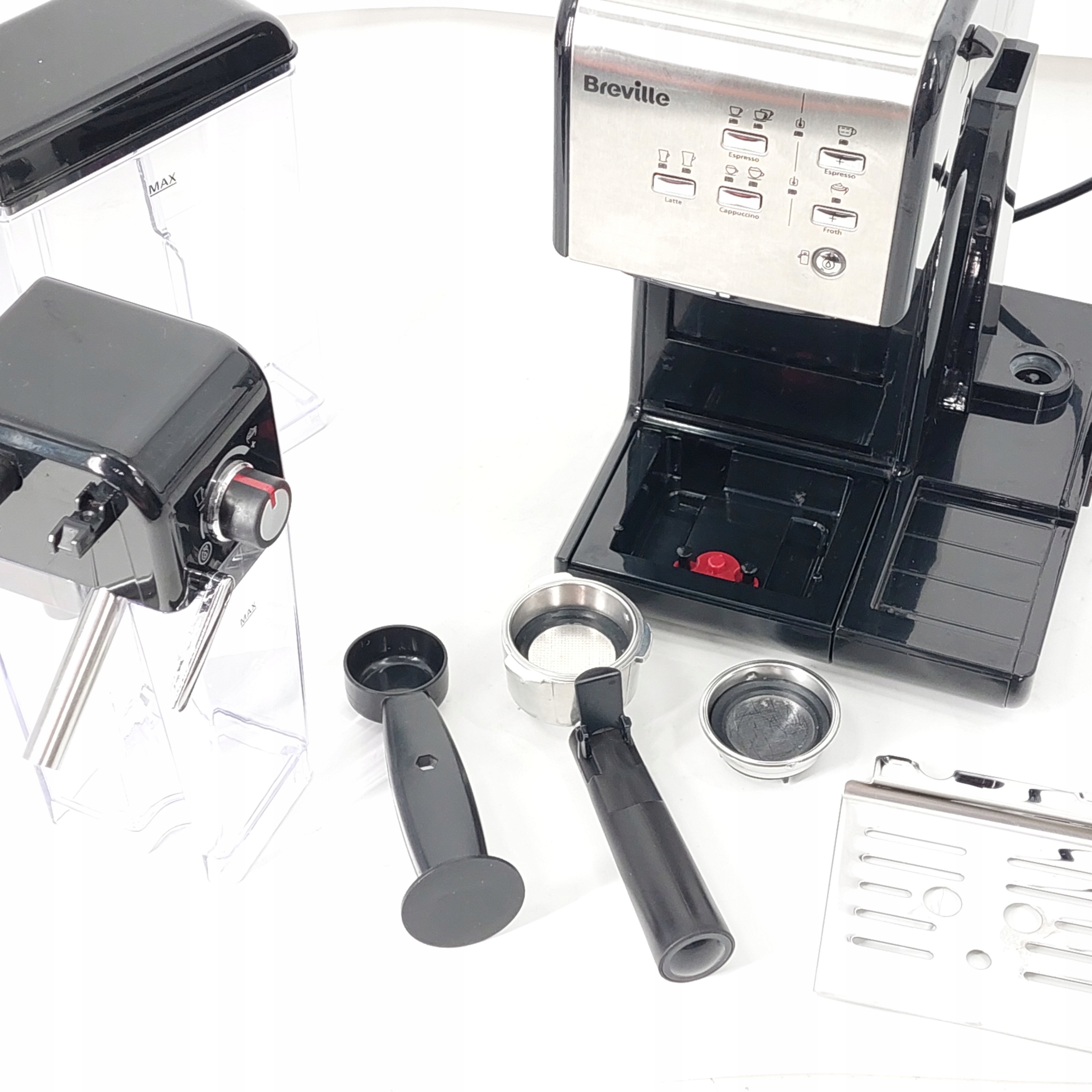 Kolbowy ekspres ciśnieniowy Breville Prima Latte II 1450 W czarny Rodzaj ekspresu kolbowy