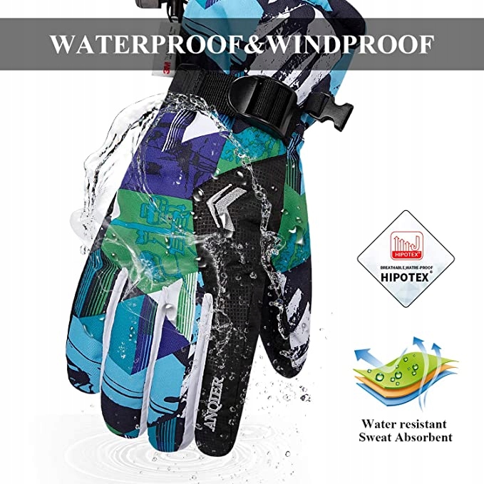 Wodoodporne rękawiczki 3M Thinsulate rozmiar XL Materiał dominujący inny