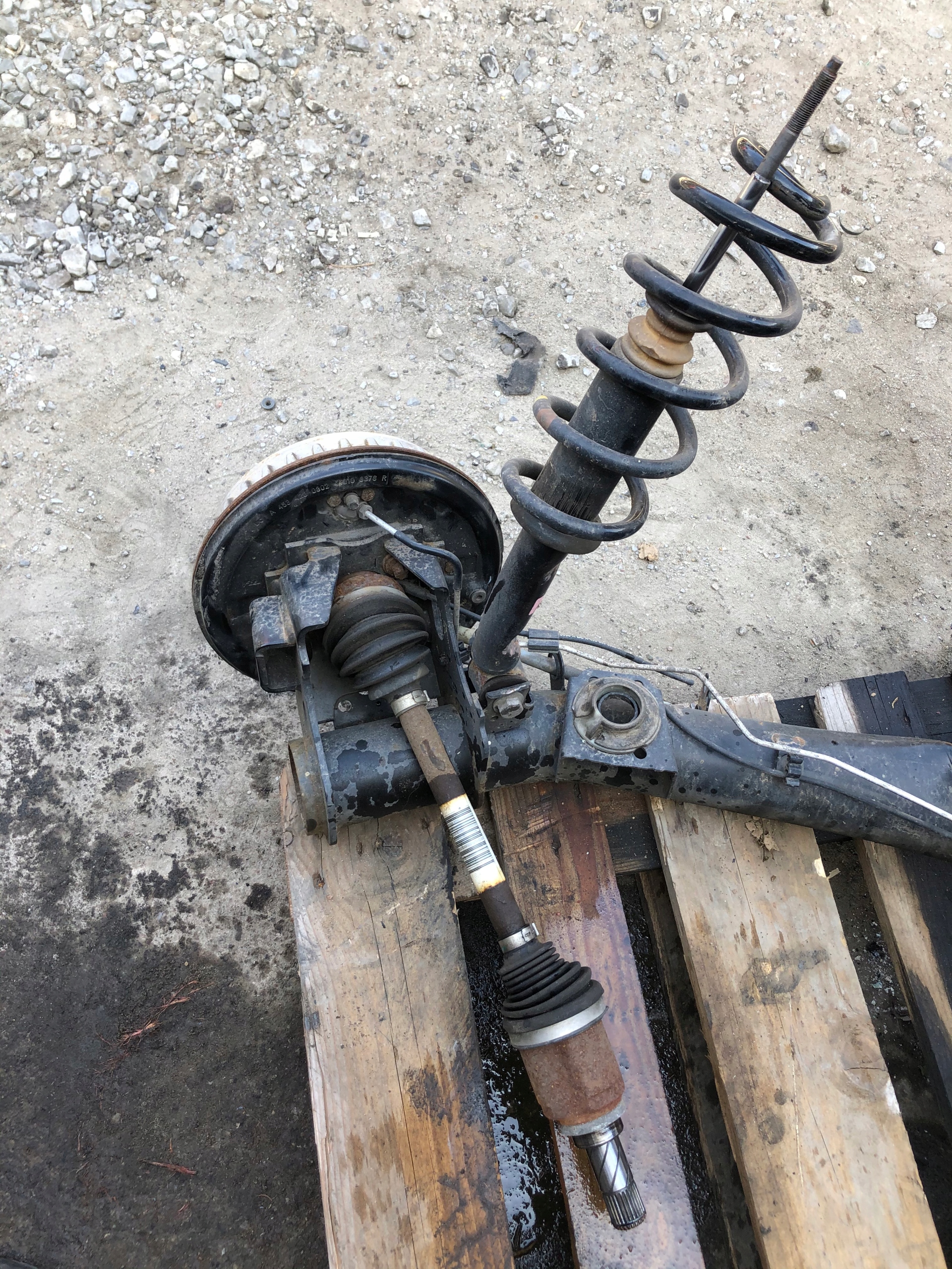 SMART FORFOUR II 453 BEBEN shock absorber left rear part