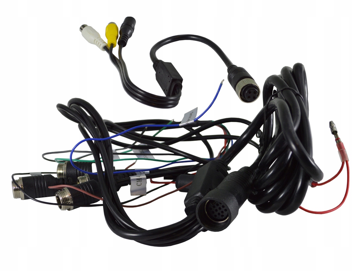 monitor samochodowy lcd 9cali z obsługą 4 kamer i funkcją dvr rejestratora Kod producenta HM950DVR QUAD