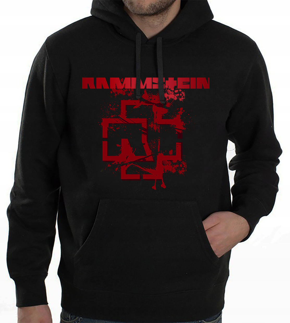 

Bluza Męska Z Kapturem Rammstein Hardrock M Y5