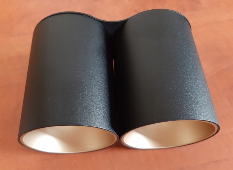 Osvetlenie loft do obývačky a kancelárie Stropné Svietidlo Eye Tone čierna/zlatá Premium