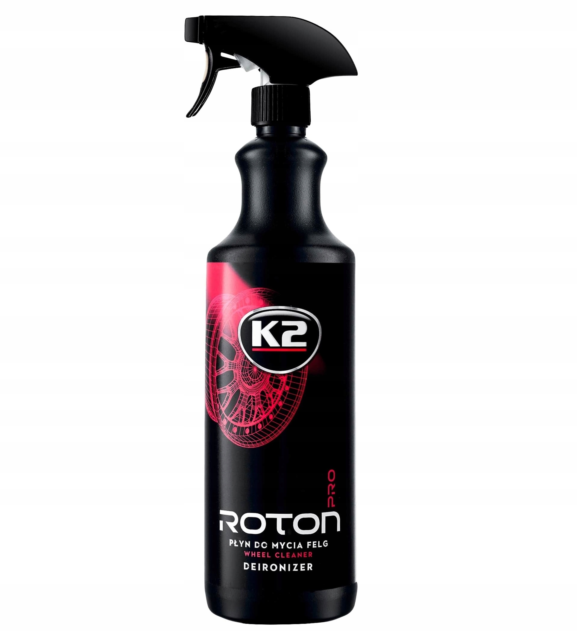 K2 ROTON PRO KRWAWI DEIRONIZER PŁYN + SZCZOTKA DO MYCIA CZYSZCZENIA FELG 1L Numer katalogowy producenta G167