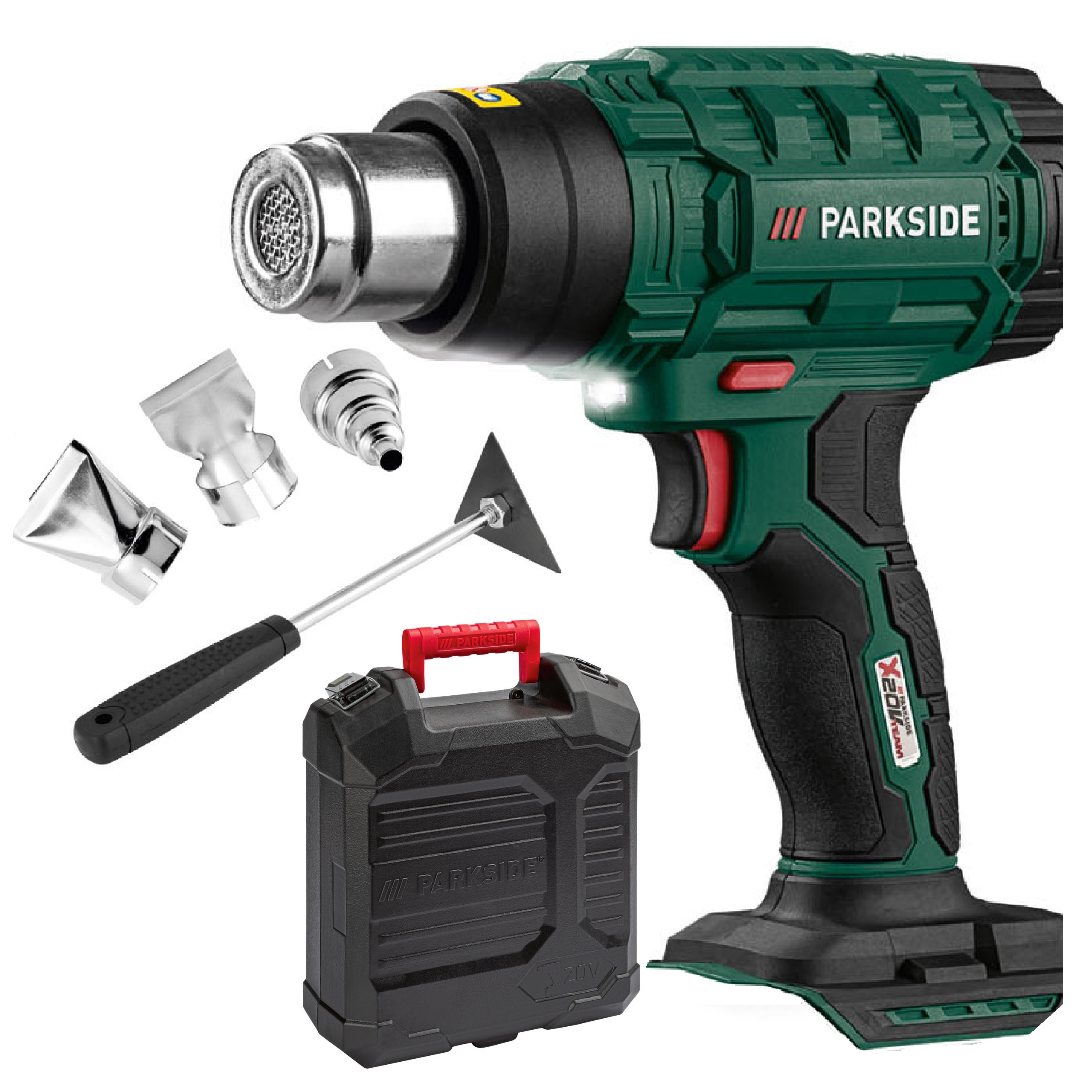 

Parkside Opalarka akumulatorowa 20V walizka