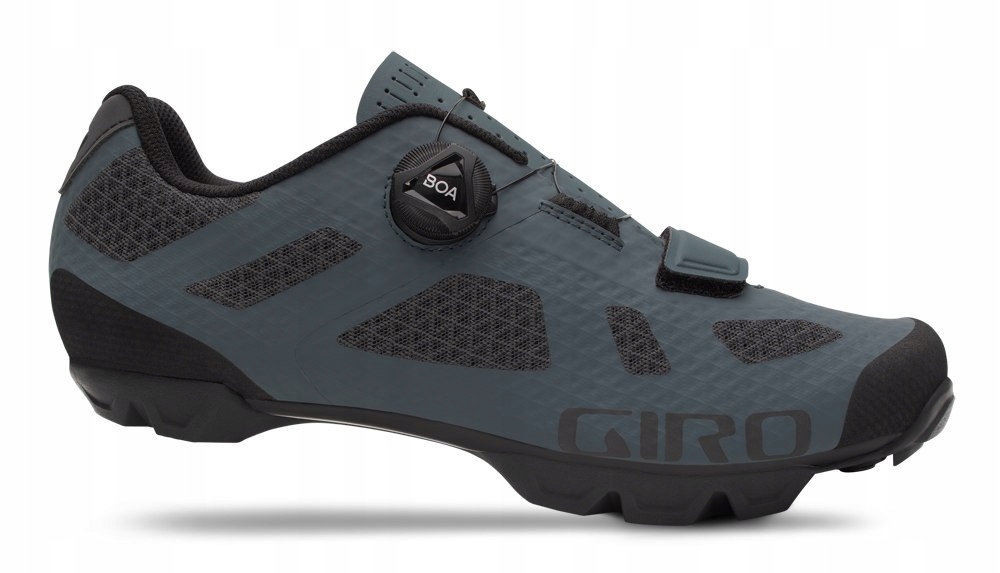 Buty rowerowe wpinane w pedały Giro Rincon Mtb r. 42 boa, rzep czarno-szare