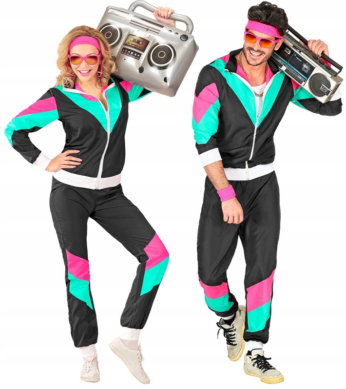 Kostým Teplákovka Léta 70 80 Disco Sportovec Převlek Karneval Ples XL 10164