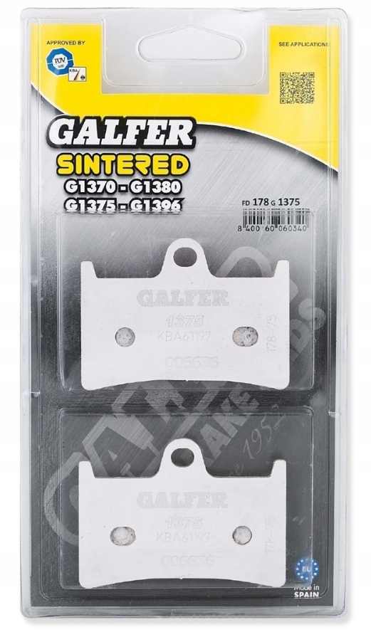 GALFER KLOCKI HAMULCOWE KH252 / KH380 SPIEK SPORT