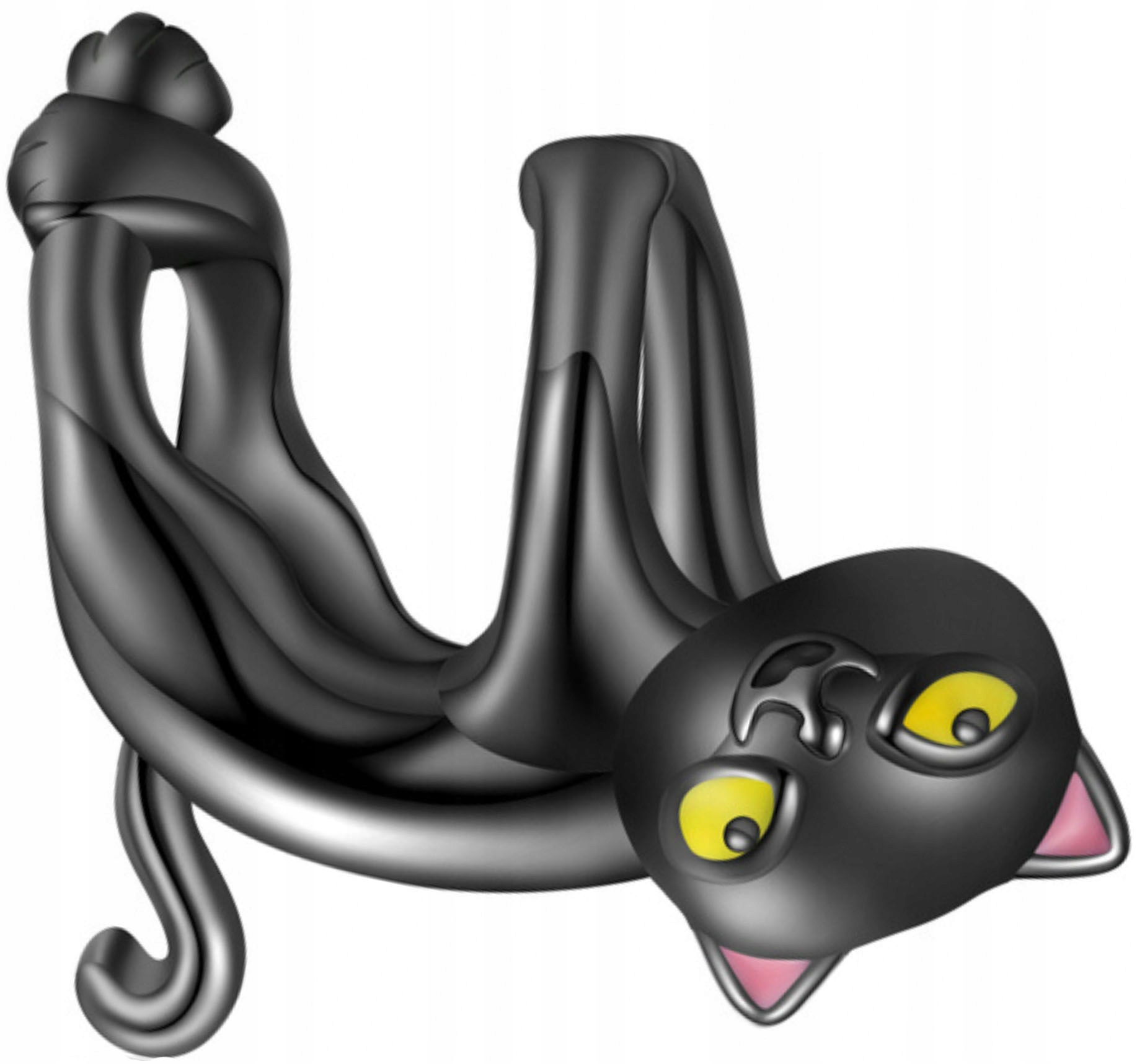 2 x Charms Kočka Přívěsek Charms Černá Kočka Charms Trusky