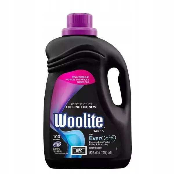 Levně Gel na praní tmavě černých tkanin Woolite Ever Care 100 Praní 4,43l